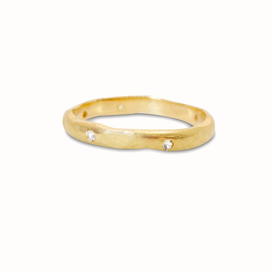 Diamond Radiance ring in yellow Gold